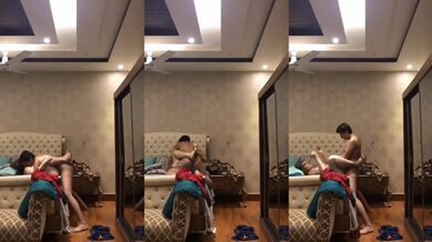 Chubby Gujju couple ki OYO wali secret sex footage