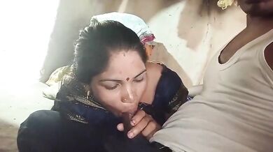 Dehati bihari aunty ne suck kiya husband ka big dick