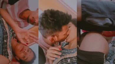 Dehati mute couple ka kissing and hard fucking viral clip