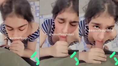 Pakistan Sialkot ki naughty cousin sister ne diya blowjob