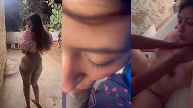 Hubby ne wife ko outdoor blowjob or hard sex video banayi